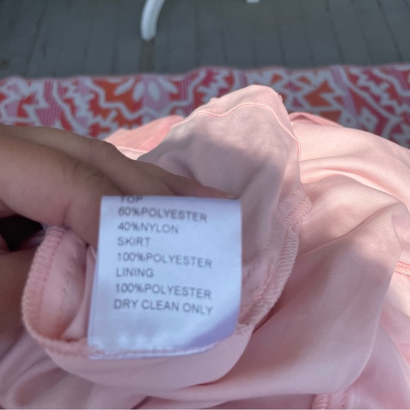 TADASHI SHOJI Embroidered Lace Cape Dress in Rose Quartz (Altered) - Picture 10 of 11